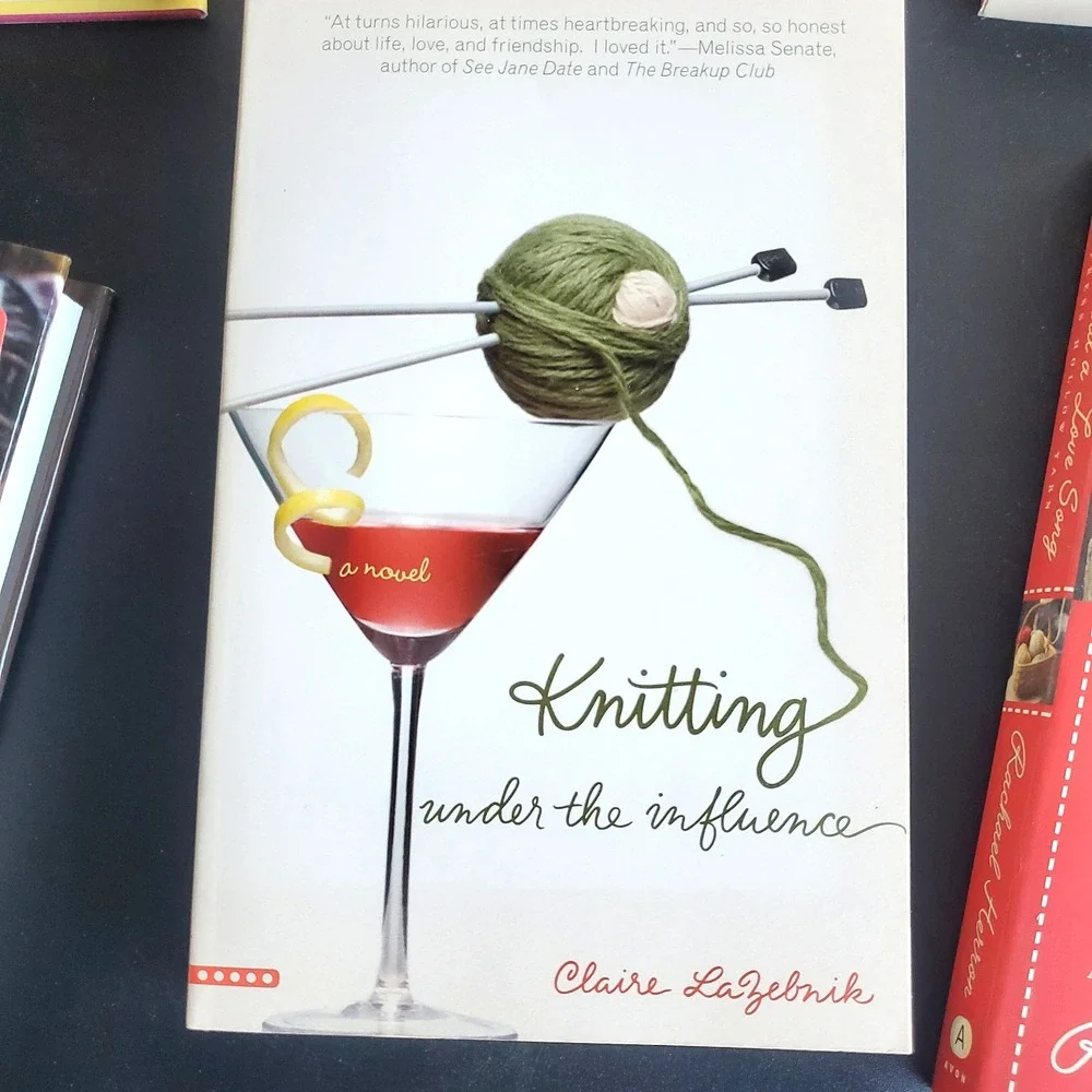 Knitting Under the Influence Paperback LaZebnik Claire Battle Lot of 5 Novels